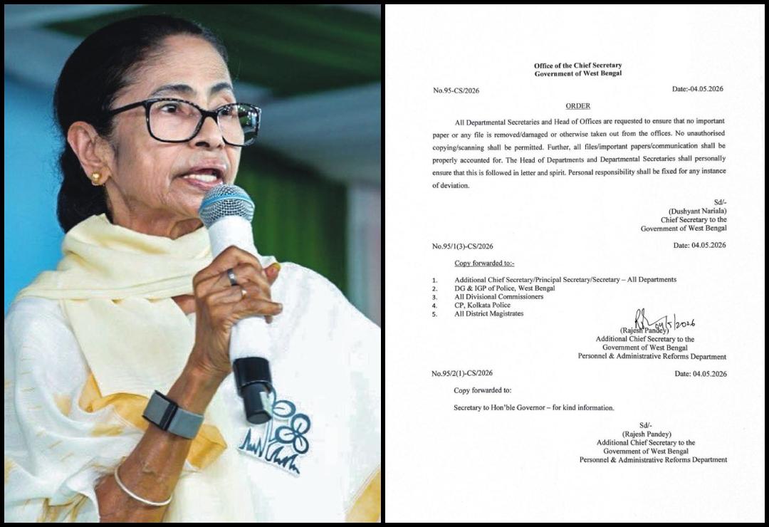 West Bengal issues strict order to safeguard official records, fixes accountability on senior officials