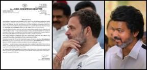Congress backs Vijay's TVK to form govt in Tamil Nadu, DMK calls move 'backstabbing'