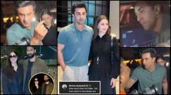 Ranbir Kapoor turns protective husband, holds Alia Bhatt's hand and snaps at paps as they mob them; fans say he should learn from Vicky Kaushal-Katrina Kaif