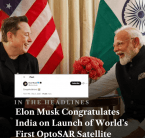 'Congratulations India': Elon Musk reacts to PM Modi's post on GalaxEye's mission Drishti Launch