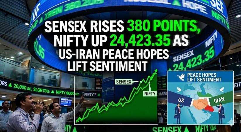 Sensex, Nifty trade higher as hopes of US-Iran deal lift market sentiment