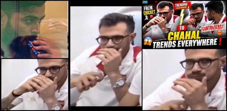 Yuzvendra Chahal caught allegedly vaping inside plane? PBKS team deletes vlog; fans ask if he will be fined or jailed
