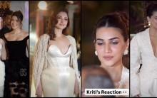 'She looks pregnant?': Tamannaah Bhatia looks uncomfortable in bulging stomach outfit; gets trolled; elderly man photobombs Kriti Sanon during photo-op
