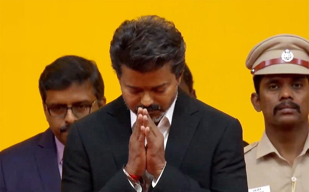 'Play Tamil Song Before Vande Mataram': Row Erupts At TVK Chief C. Joseph Vijay's Swearing-In Ceremony