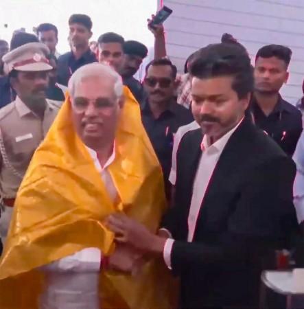 'Play Tamil Song Before Vande Mataram': Row Erupts At TVK Chief C. Joseph Vijay's Swearing-In Ceremony