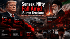 Sensex, Nifty fall 1 pc in early trade as US-Iran tensions keep oil prices elevated