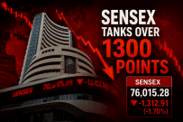 Sensex tanks over 1300 points as Middle East tension intensifies