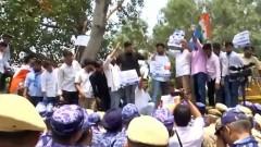 NEET UG 2026 Paper Leak:  NTA cancels NEET-UG 2026; NSUI protests outside Shastri Bhawan in Delhi [Watch]