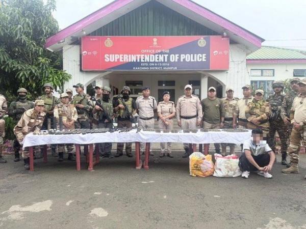 Eight militants, including 2 top leaders arrested in Manipur; arms cache seized