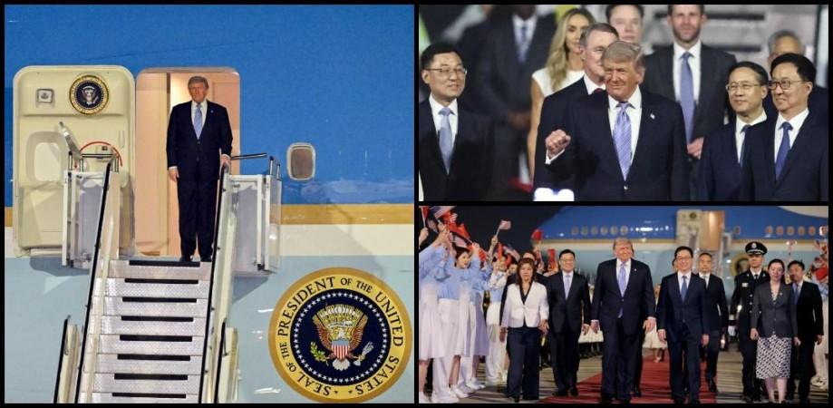 US President Donald Trump lands in Beijing with Elon Musk, gets grand Chinese welcome ahead of Xi talks US President Donald Trump lands in Beijing with Elon Musk, gets grand Chinese welcome ahead of Xi talks