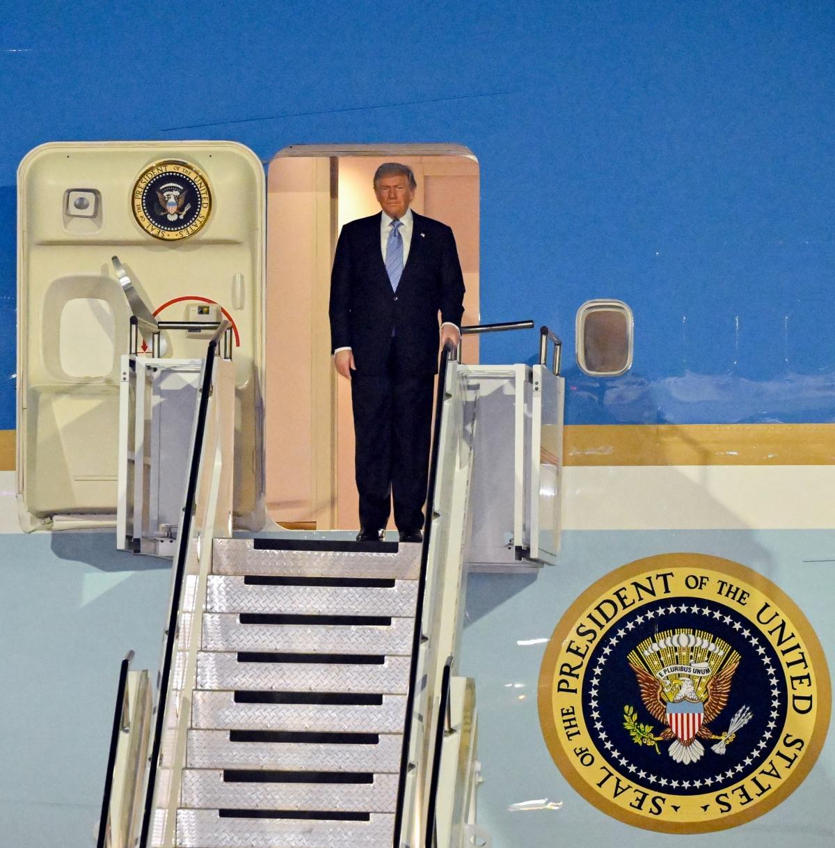 US President Donald Trump lands in Beijing with Elon Musk, gets grand Chinese welcome ahead of Xi talks