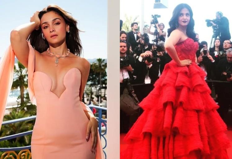 Alia Bhatt and Aishwarya Rai at Cannes