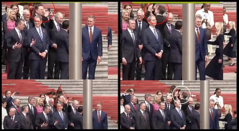 Elon Musk spins around filming moments of Trump-Xi ceremony in Beijing; video goes viral