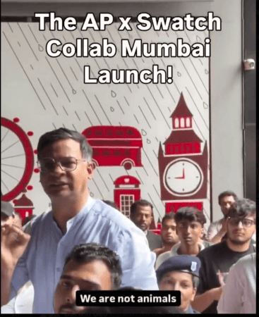 Swatch x Audemars Piguet launch cancelled in Mumbai, Delhi after massive crowd chaos; videos go viral Swatch x Audemars Piguet launch cancelled in Mumbai, Delhi after massive crowd chaos; videos go viral