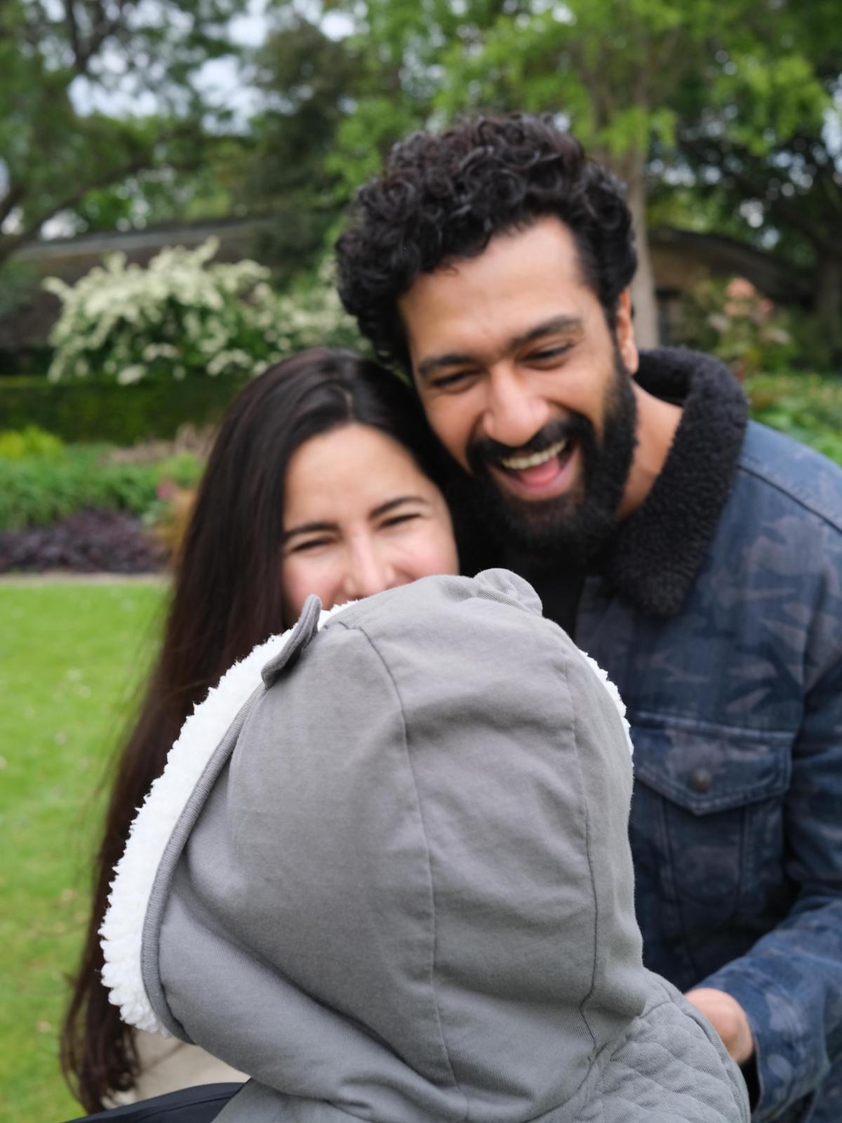 Katrina Kaif hugs Vicky Kaushal tight, pens birthday note; duo gaze at son Vihaan; Alia Bhatt calls caption hilarious