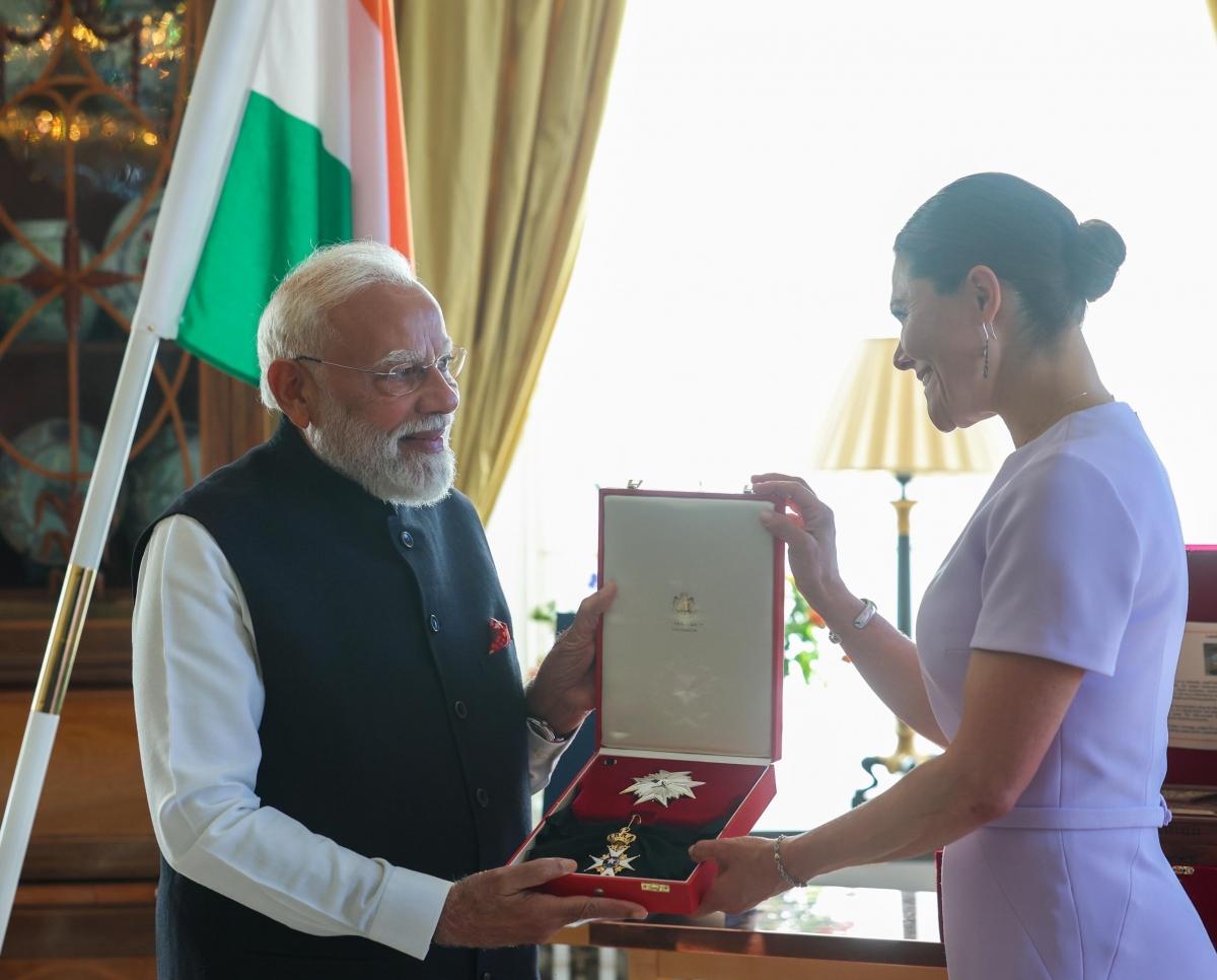 PM Modi receives Sweden's 'Royal Order of Polar Star'; marks 31st global honour
