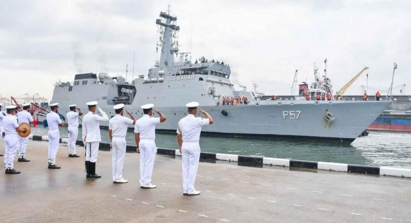 IOS Sagar's visit to Sri Lanka reinforces shared commitment towards regional peace: Indian Navy IOS Sagar's visit to Sri Lanka reinforces shared commitment towards regional peace: Indian Navy