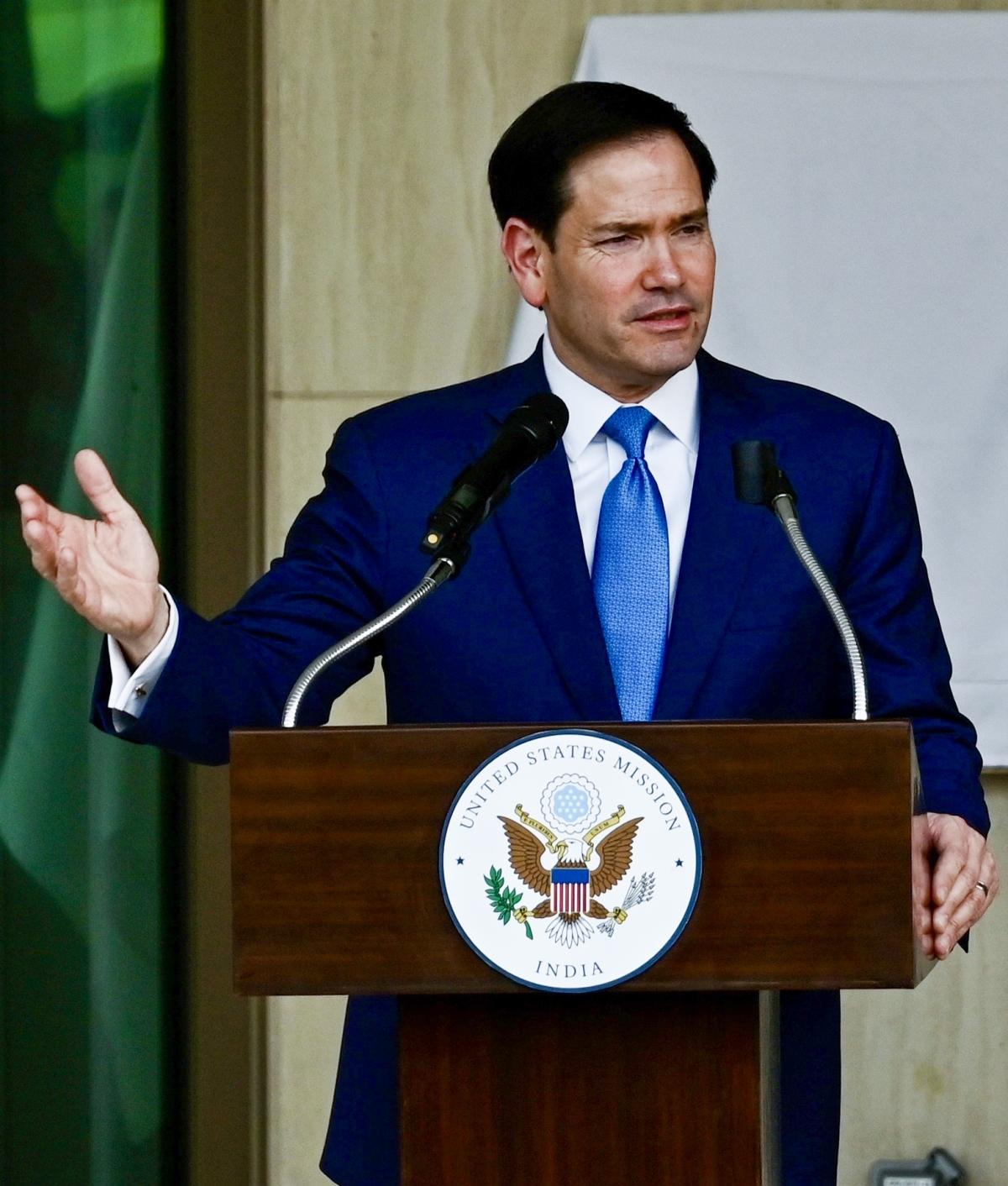 It's hot: Marco Rubio feels the Delhi heat, keeps press conference short; talks about US approach to Indo-Pacific