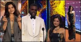 Anime Awards 2026: Rashmika Mandanna shines in black strapless gown, walks hand-in-hand with Winston Duke as she turns presenter