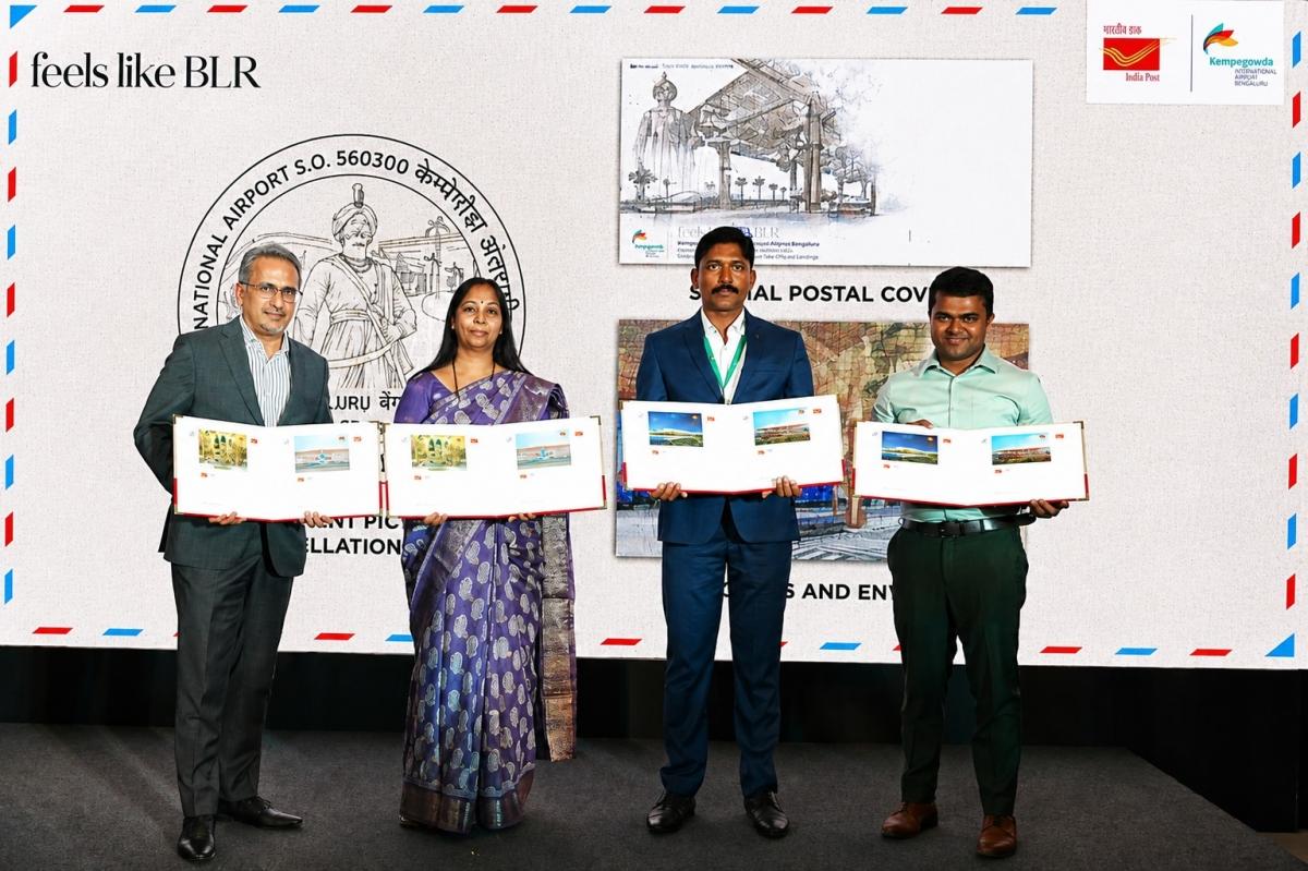 India Post honours Bengaluru airport's 18-year journey with special postal release