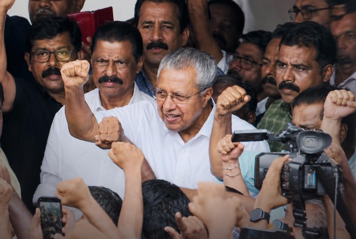 Vehicles smashed, officials injured after ED raids linked to Veena Vijayan case trigger protests in Kerala