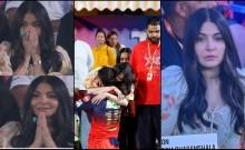 RCB in IPL finals: Virat Kohli runs to hug Anushka Sharma; actor spotted chanting, wearing tulsi mala