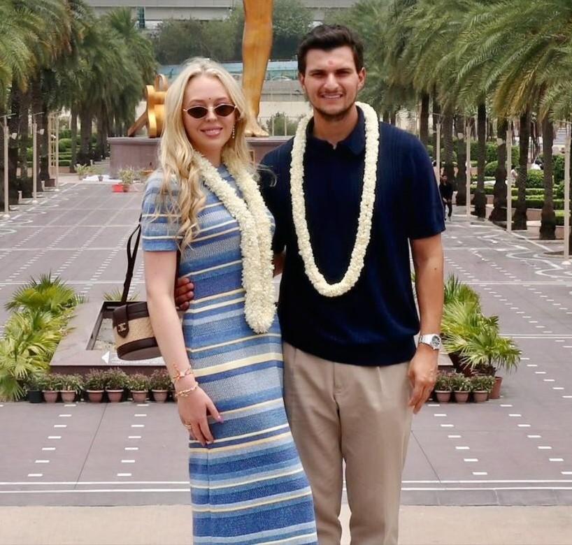 US Prez Trump's daughter Tiffany arrives in Agra with husband during private visit to India