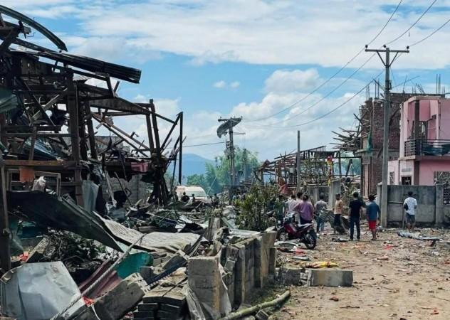 myanmar blast
