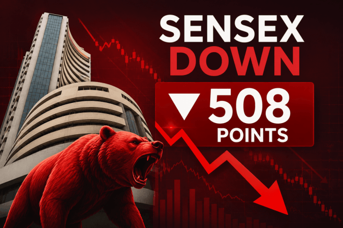 Sensex sheds 508 pts as FMCG, PSU bank stocks drag markets lower