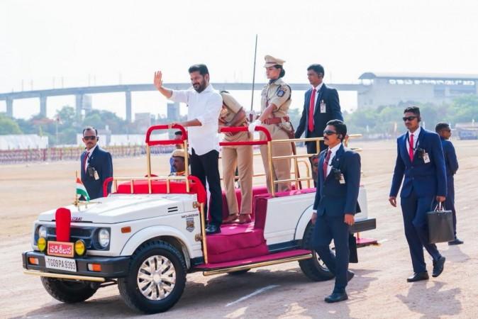 Telangana celebrates Formation Day; CM Reddy, Guv unfurl Tricolour Telangana celebrates Formation Day; CM Reddy, Guv unfurl Tricolour
