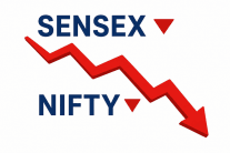Sensex Drops 800  Points, Nifty Below 23,300 as IT Stocks Lead Sell-Off