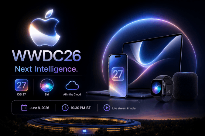 WWDC 2026: Apple Bets Big on AI With Nvidia-Backed Siri, iOS 27 Redesign; When and Where to Watch the Live Stream in India WWDC 2026: Apple Bets Big on AI With Nvidia-Backed Siri, iOS 27 Redesign; When and Where to Watch the Live Stream in India