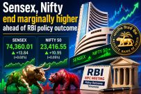 Sensex, Nifty End Marginally Higher Ahead of RBI MPC Decision; Midcaps and Smallcaps Outperform