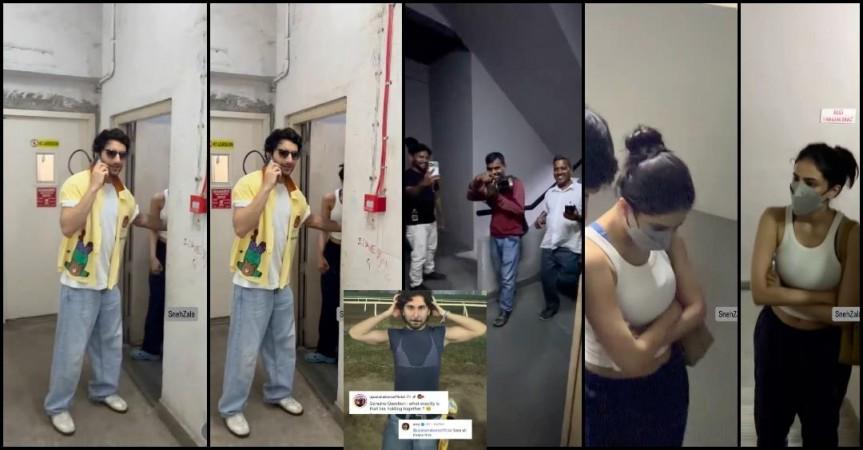 Ibrahim Ali Khan pushes GF Palak Tiwari to avoid paparazzi; fans call him 'toxic', 'red flag', Orry adds fuel to fire