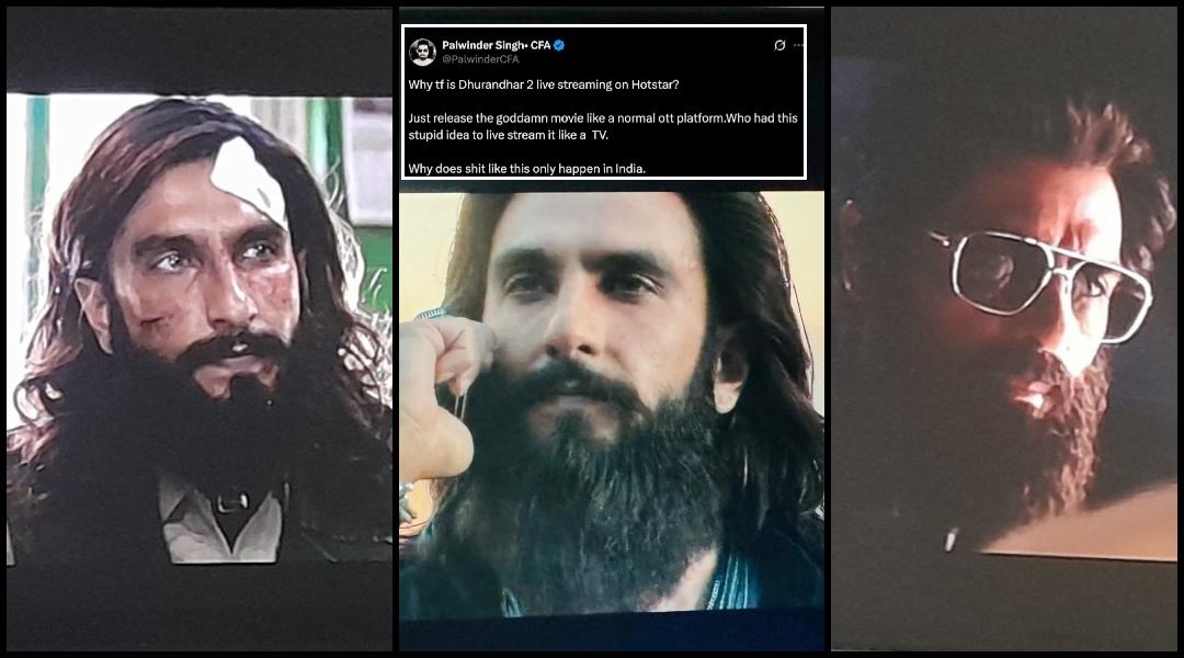 'We wanted OTT, not a TV premiere':  Viewers expressed frustration on social media, arguing that the livestream format undermined one of OTT's biggest advantages. Ranveer Singh's Dhurandar is now streaming on JioHotstar.
