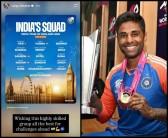 India T20I squad for Ireland, England series: Suryakumar Yadav reacts after BCCI replaces him with Shreyas Iyer