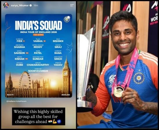 India T20I squad for Ireland, England series: Suryakumar Yadav reacts after BCCI replaces him with Shreyas Iyer India T20I squad for Ireland, England series: Suryakumar Yadav reacts after BCCI replaces him with Shreyas Iyer