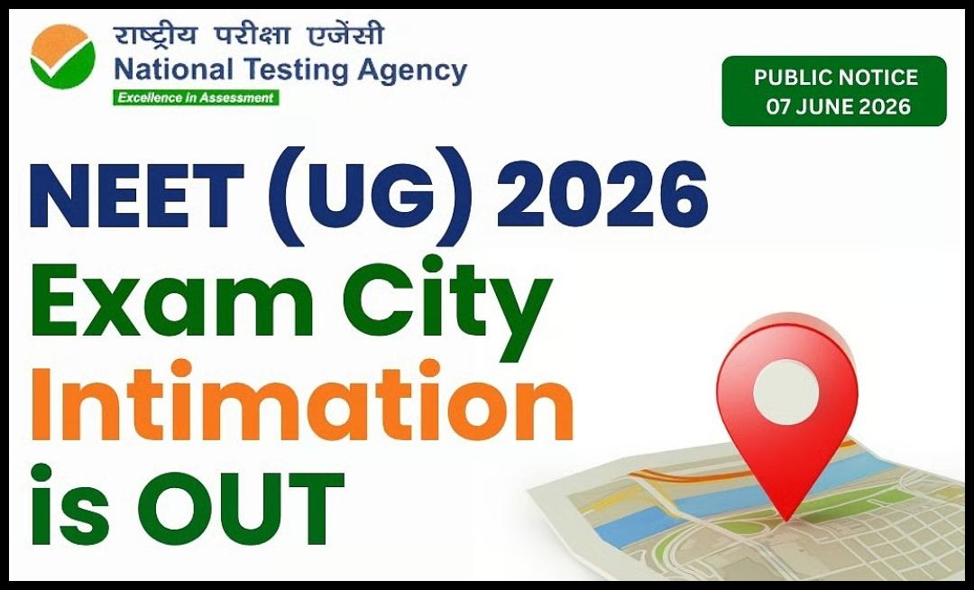NEET-UG re-exam: City intimation slips released, students can check their details
