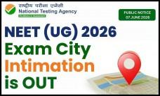 NEET-UG re-exam: City intimation slips released, students can check their details