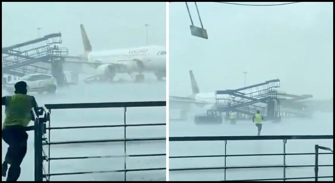 Three Air India aircraft damaged by loose ground equipment during Delhi storm; probe launched