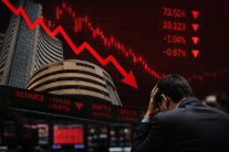 Sensex sheds nearly 720 points as oil surge and global worries hit investor sentiment