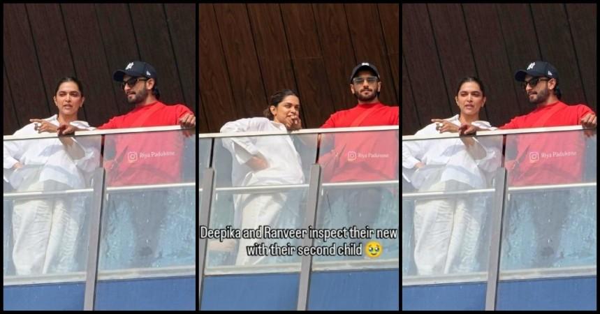 Pregnant Deepika Padukone flaunts baby bump during visit to her ₹100-crore dream home in Bandra with Ranveer Singh [PICS]