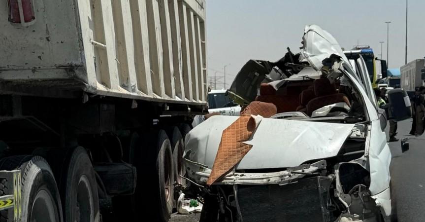 Several Indians die in a road accident in Dubai, (Image Courtesy:X/@DubaiPoliceHQ) Dubai accident