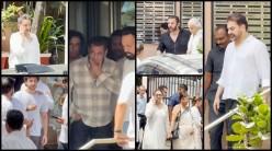 Salman Khan cries Arbaaz Khan avoids ex-sister-in-law Amrita Arora, Sohail Khan and ex-wife Seema attend family friend Kumud Rane's funeral