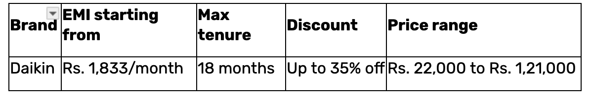 Summer discounts at Bajaj Finance
