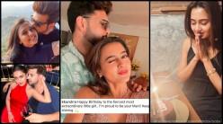 'Proud to be your man': Karan Kundrra pens romantic note, kisses GF Tejasswi Prakash, calls her 'ladoo' on 31st birthday