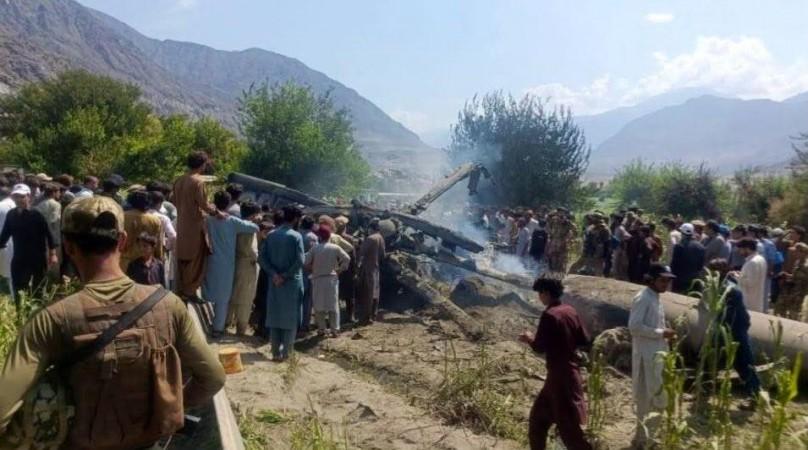 Pakistan Army Mi-17 Helicopter Crashes In PoK After Technical Fault; All On Board Killed Pakistan Army Mi-17 Helicopter Crashes In PoK After Technical Fault; All On Board Killed