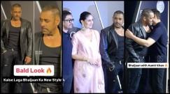 'Looks old and pale': Fans concerned as Salman Khan sports shaved-hair look, hugs Aamir Khan; Kareena Kapoor exudes royalty in ₹41,000 Banarasi suit
