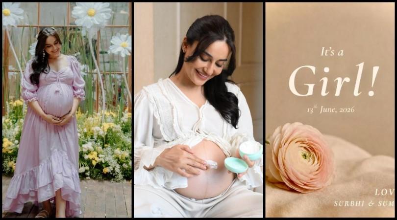 'It's a girl!':Qubool Hai actor Surbhi Jyoti welcomes first child; new mommy shares 'Our hearts are filled with love'