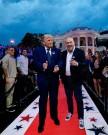 Trump celebrates 80th birthday with historic White House cage fight tournament